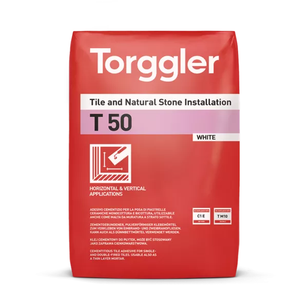 T 50 Bílá, Pytel, 25 kg